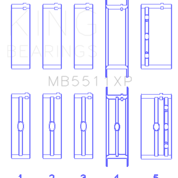 King Engine Bearings MB5511XP