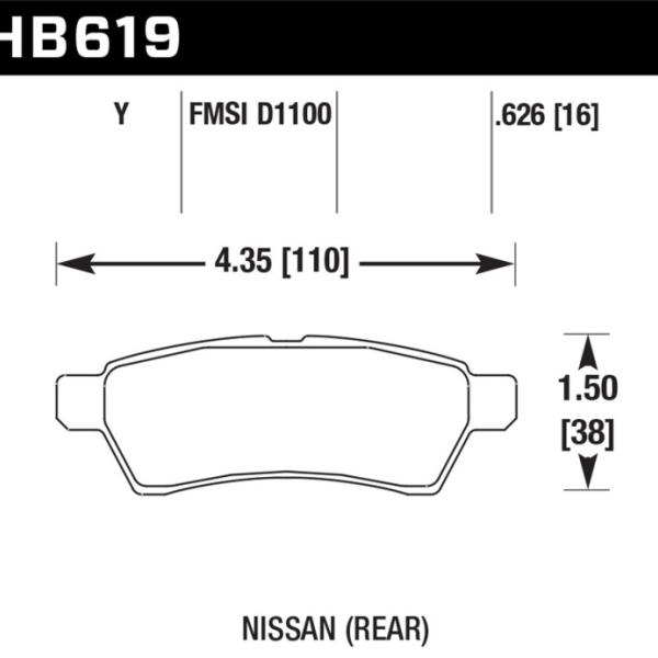 Hawk Performance HB619Y.626