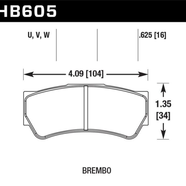 Hawk Performance HB605Q.625