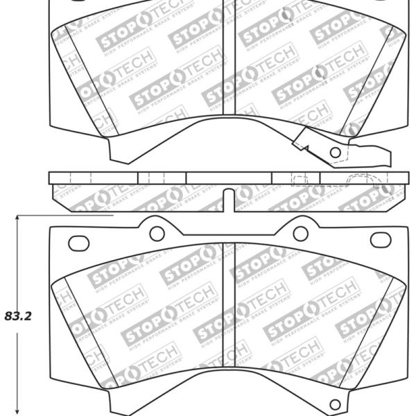 ST Sport Brake Pads Stoptech 309.13030