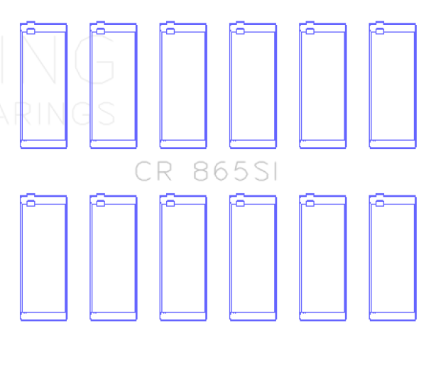 KING Rod Bearings King Engine Bearings CR865SI010