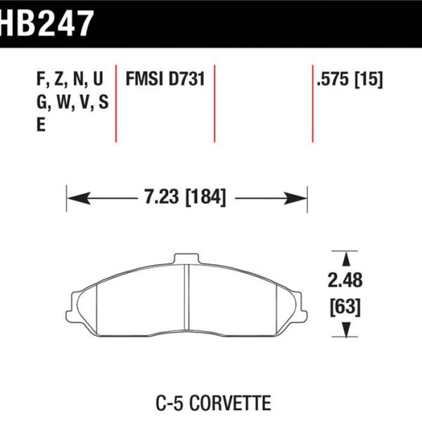 Hawk Performance HB247U.575