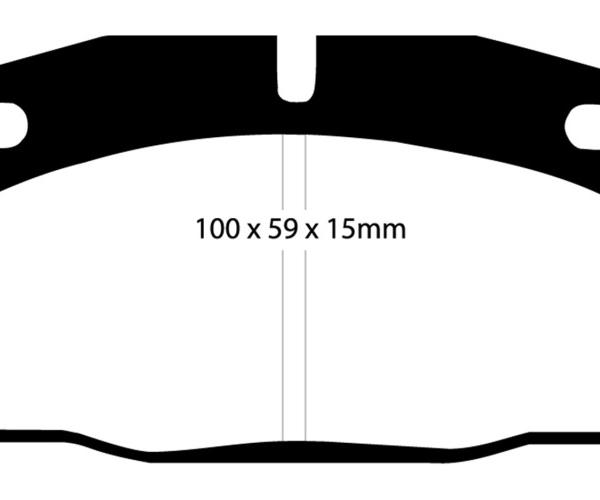 EBC Yellowstuff Brake Pad Sets EBC DP4325R