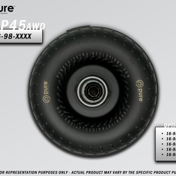 PDS Billet Race Torque Converter Pure Drivetrain Solutions 16-98-2260