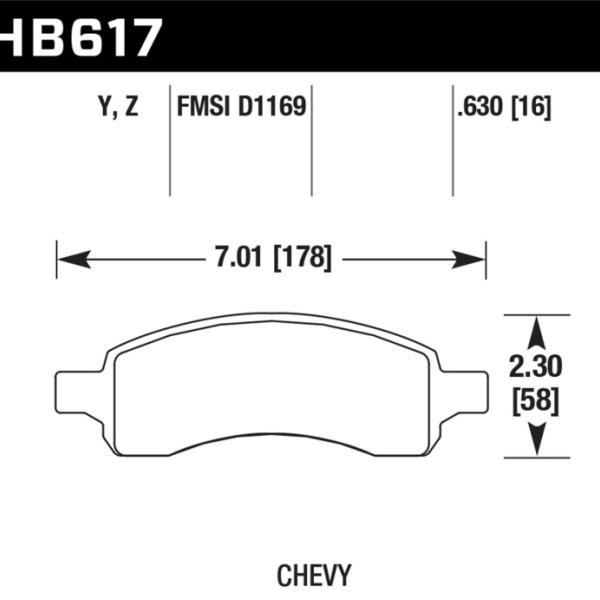 Hawk Performance HB617Z.630
