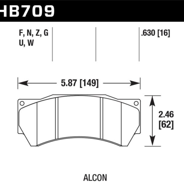 Hawk Performance HB709W.630