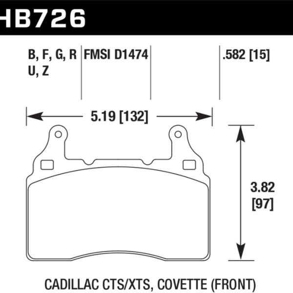 Hawk Performance HB726Q.582