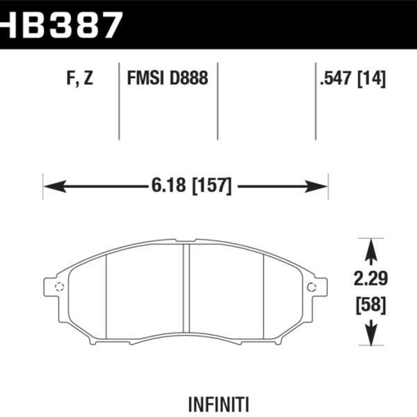 Hawk Performance HB387F.547