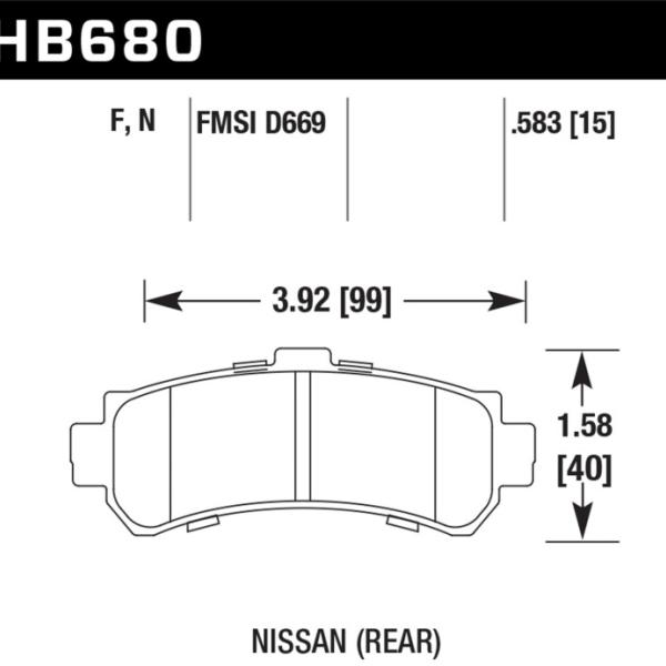 Hawk Performance HB680N.583