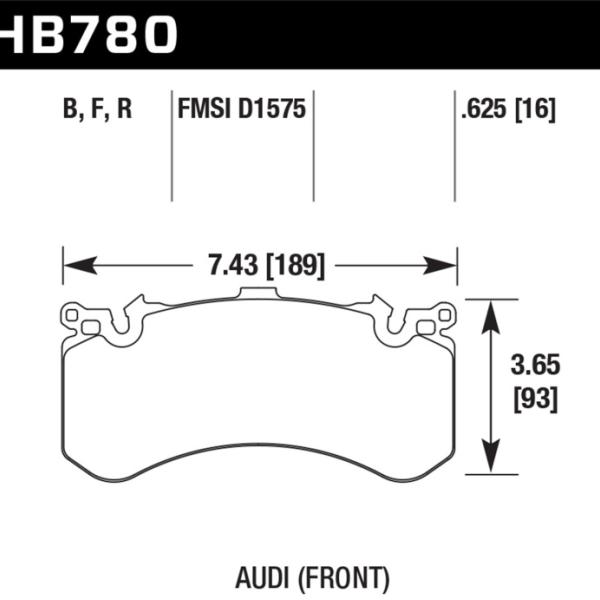 Hawk Performance HB780F.625