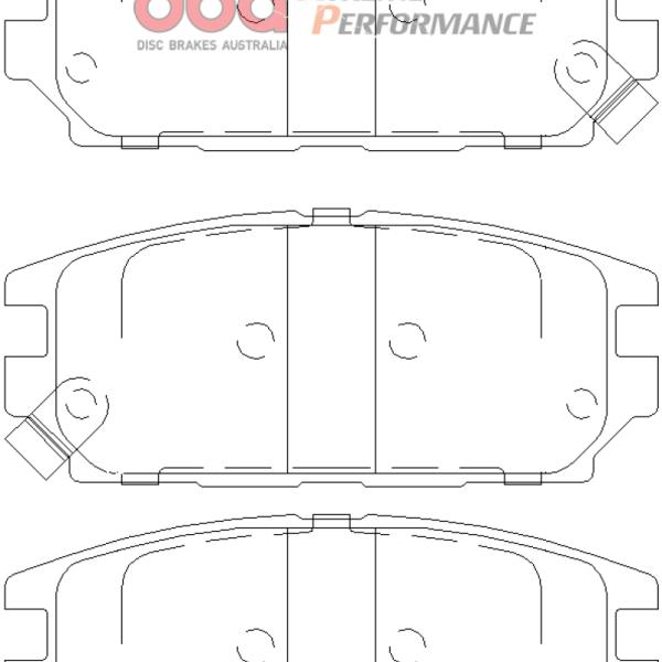 DBA XP Performance Brake Pads DBA DB1238XP