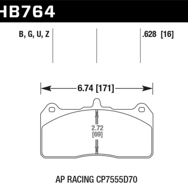 Hawk Performance HB764U.628