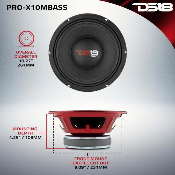 DS18 PRO-X10MBASS
