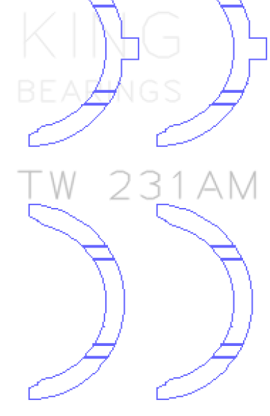 King Engine Bearings TW231AM