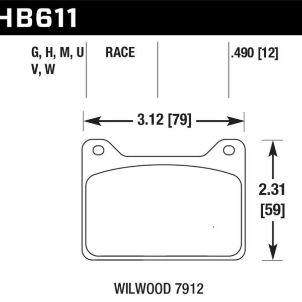 Hawk Performance HB611M.490