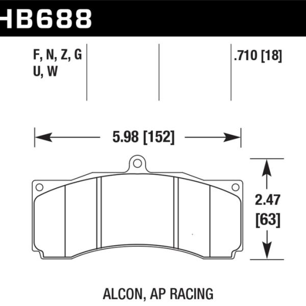 Hawk Performance HB688Z.710
