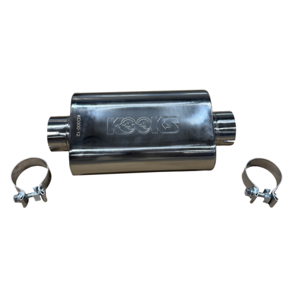 KSH Univ Polished Muffler Kooks Headers KO300-12-CI