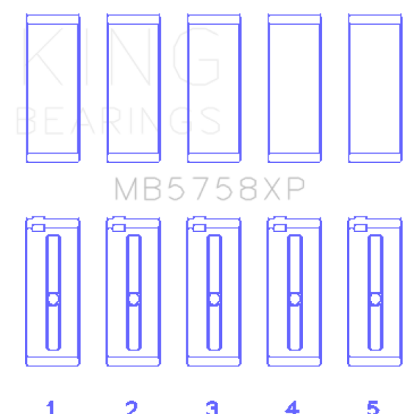 King Engine Bearings MB5758XP