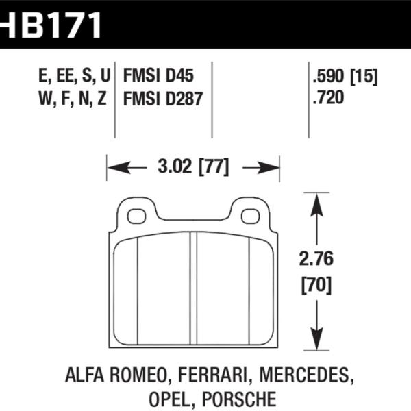 Hawk Performance HB171EE.590