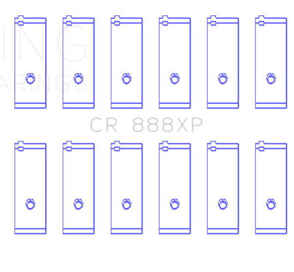 KING Rod Bearings King Engine Bearings CR888XP