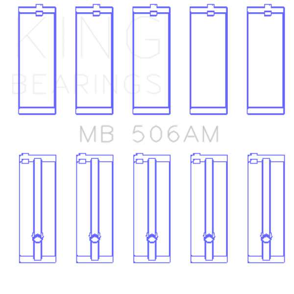KING Main Bearings King Engine Bearings MB506AM