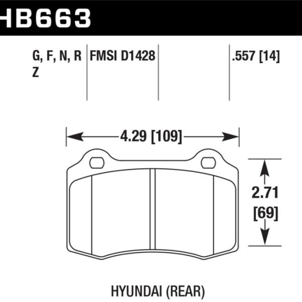 Hawk Performance HB663N.557