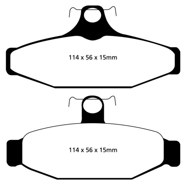 EBC Bluestuff Brake Pad Sets EBC DP51165NDX