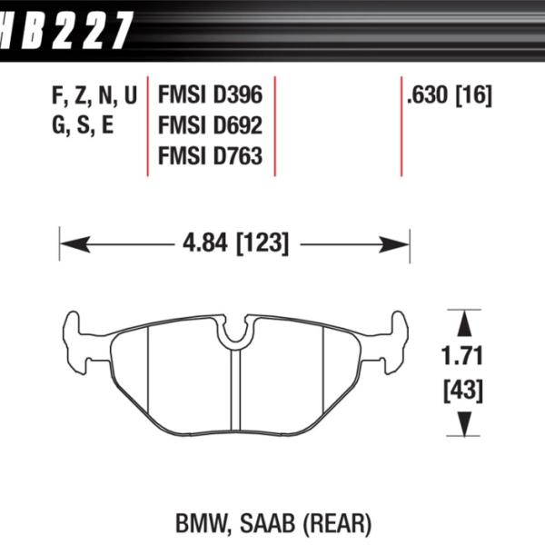 Hawk Performance HB227Z.630