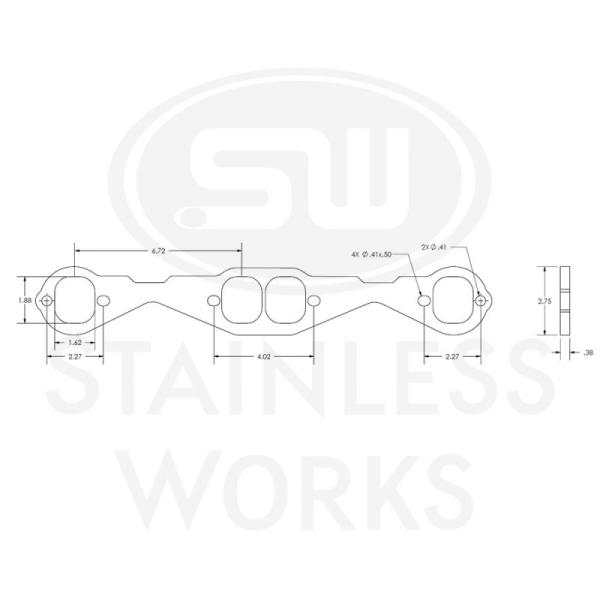 Stainless Works HFSBCSQ1875