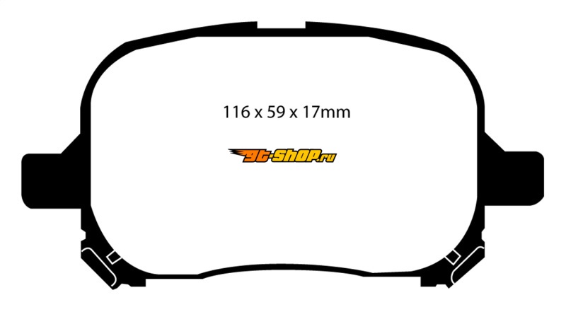 EBC Greenstuff Brake Pad Sets EBC DP61133