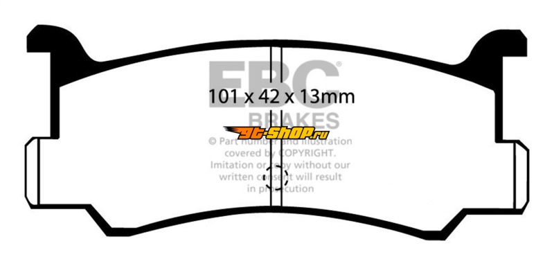 EBC Yellowstuff Brake Pad Sets EBC DP4673R