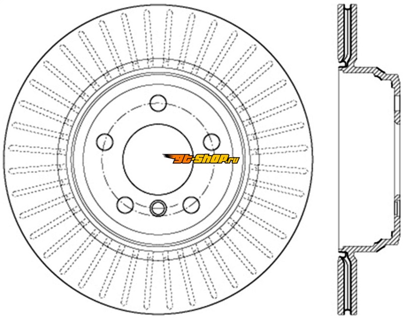 ST Slot & Drill Brake Rotors Stoptech 127.34141R
