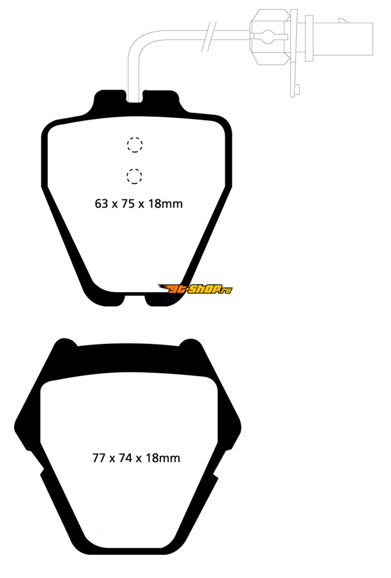 EBC UD839 EBC Ultimax2 Brake Pad Sets