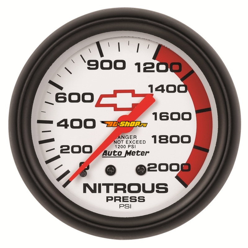 AutoMeter 5828-00406 AM Chevy White Gauges