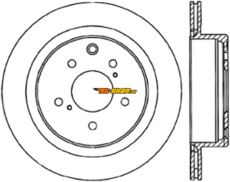 ST Slot & Drill Brake Rotors Stoptech 127.42047L