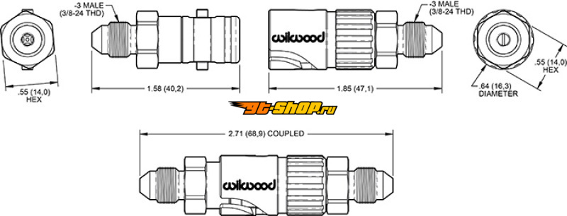 Wilwood 260-16771 WIL Fittings and Adaptors