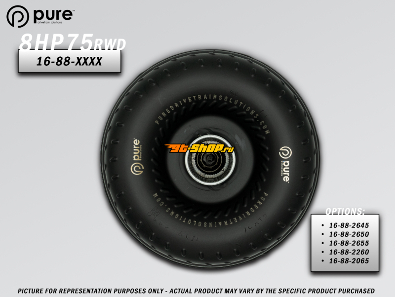PDS Billet Race Torque Converter Pure Drivetrain Solutions 16-88-2655