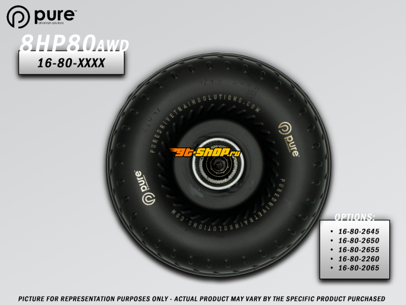PDS Billet Race Torque Converter Pure Drivetrain Solutions 16-80-2645