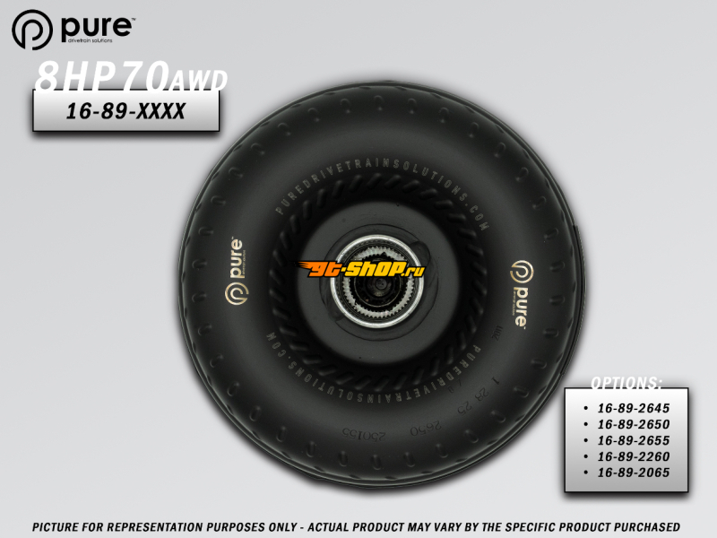 PDS Billet Race Torque Converter Pure Drivetrain Solutions 16-89-2645