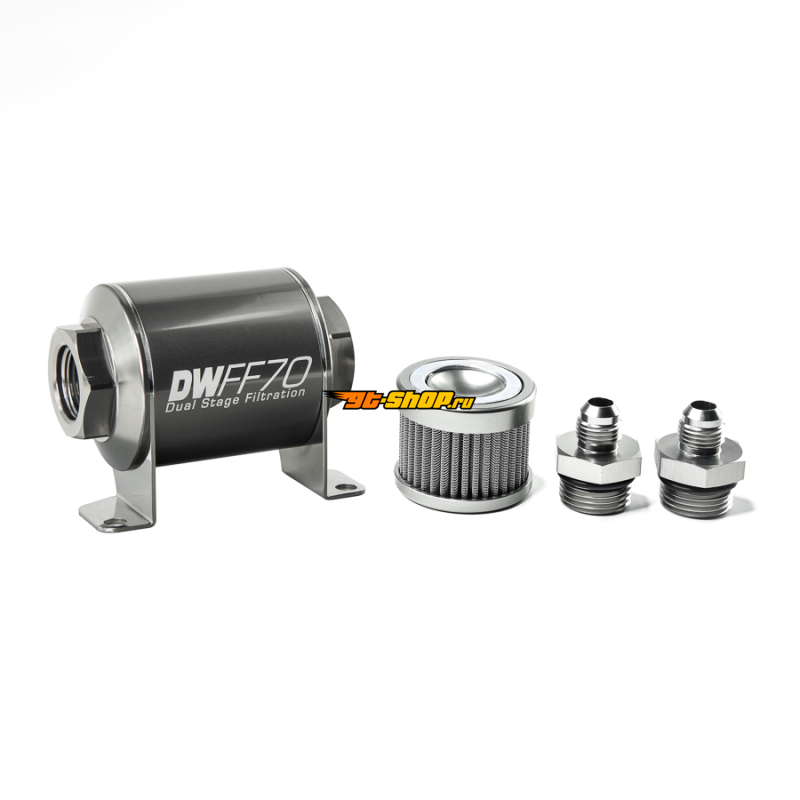 DeatschWerks 8-03-070-100K-6 DW 70mm Fuel Filter Kit