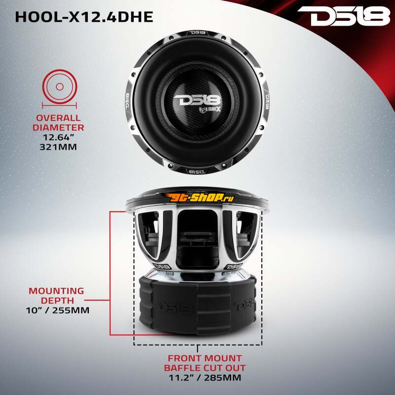 DS18 HOOL-X15.2DHE DSE Subwoofer Recone Kits