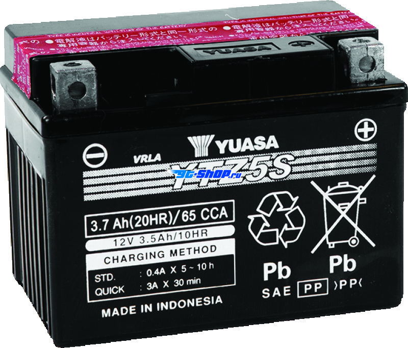 Yuasa Battery YUAM62TZ5 YSA Maintenance Free Battery