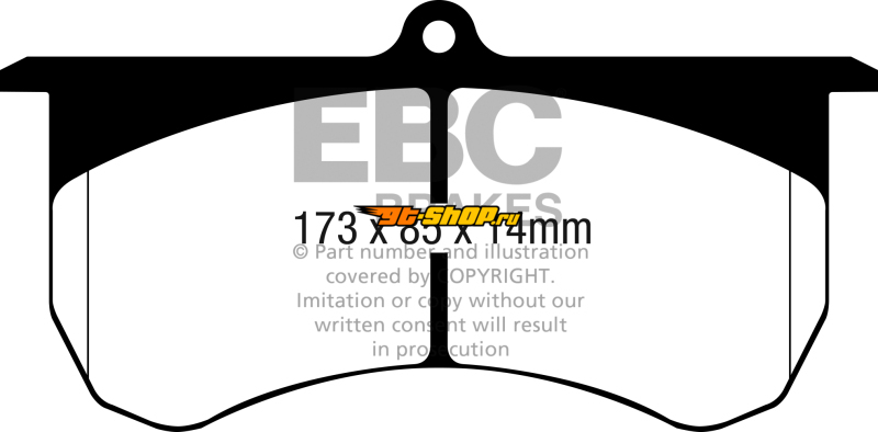 EBC Bluestuff Brake Pad Sets EBC DP5068NDX