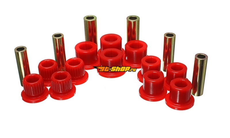Energy Suspension 4.2147R ES Spring/Shackle Bush - Red