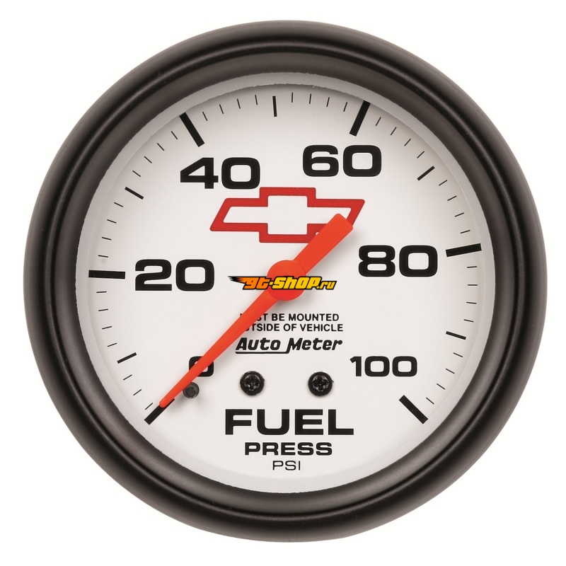 AutoMeter 5812-00406 AM Chevy White Gauges