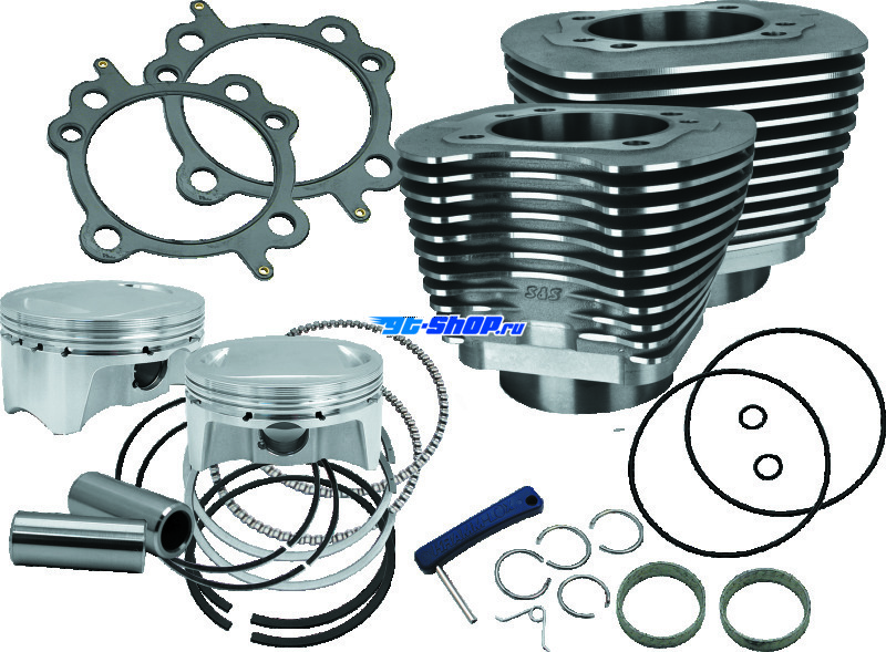S&S Cycle 910-0500 SSC Cylinder & Piston Kits