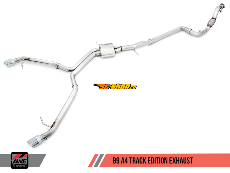 AWE Tuning 3020-33026 AWE Cat-Back Track