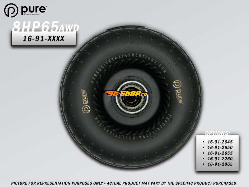 PDS Billet Race Torque Converter Pure Drivetrain Solutions 16-91-2645