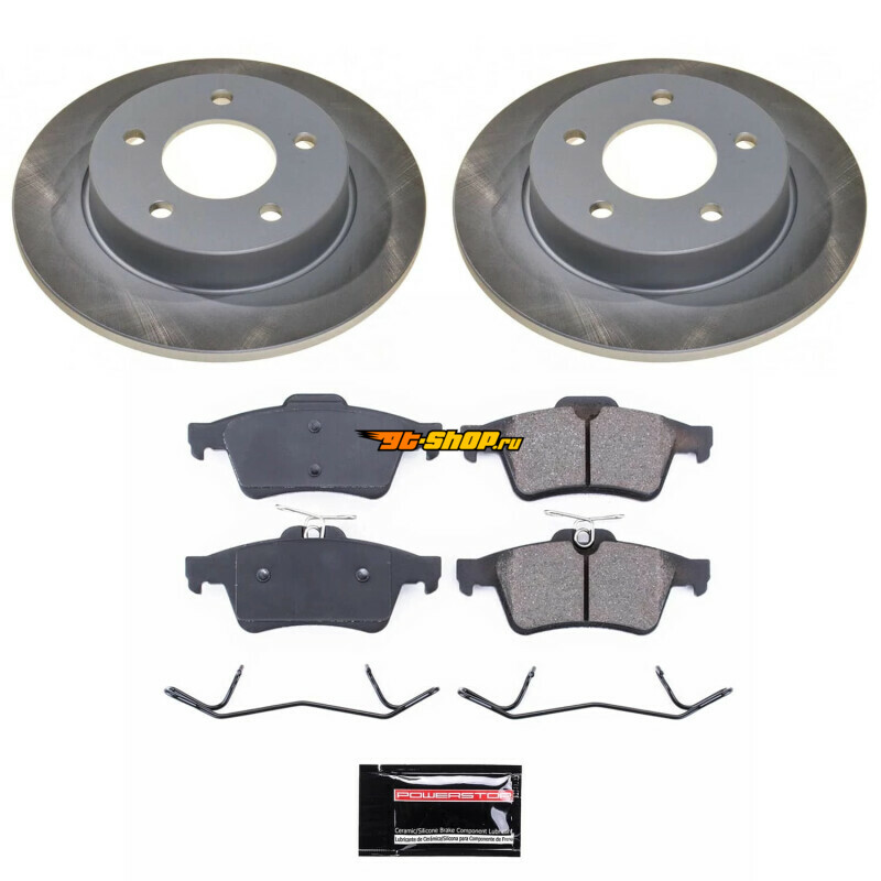 PSB Semi-Coated Rotor Kits PowerStop SC123