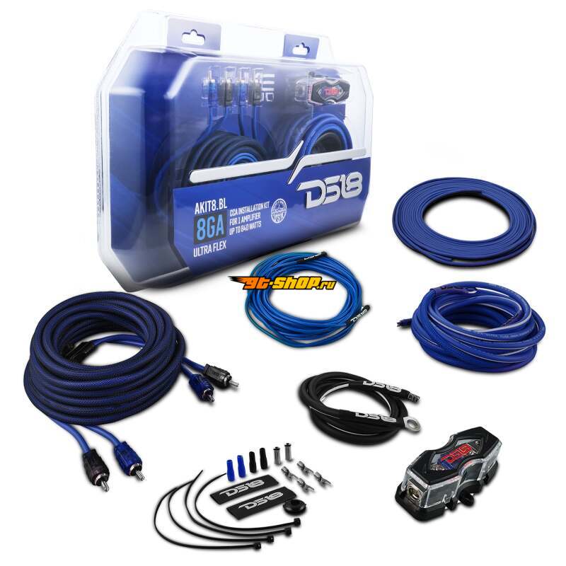 DS18 AKIT8.BL DSE Amplifier Installation Kits